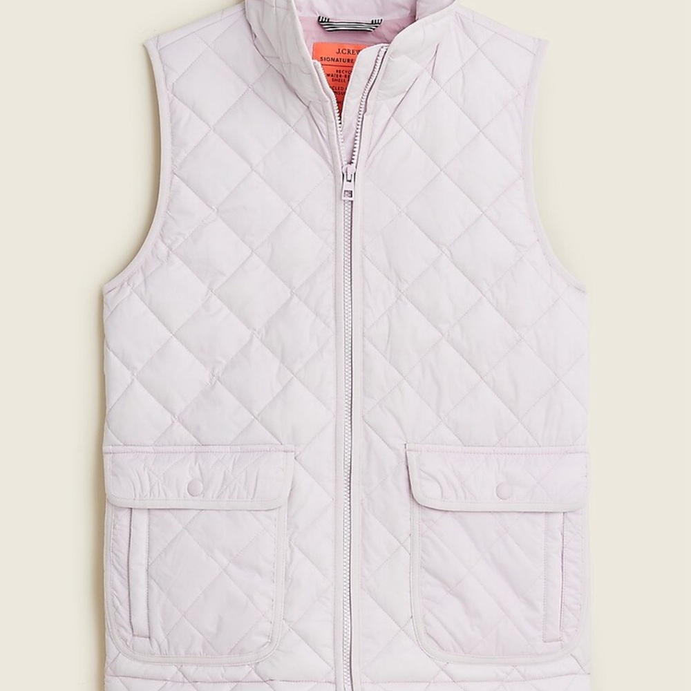 Women's Quilted Vest - White